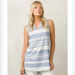 Prana Natassa Striped Sleeveless Tunic